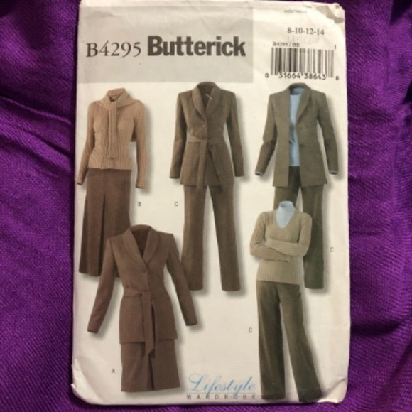 Butterick 4295 pattern womens workwear separates sz 8 10 12 - Picture 1 of 8